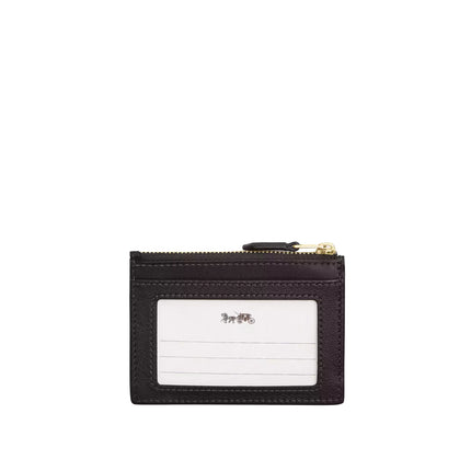 Coach Women's Mini Skinny ID Case In Signature Chenille Gold/Truffle
