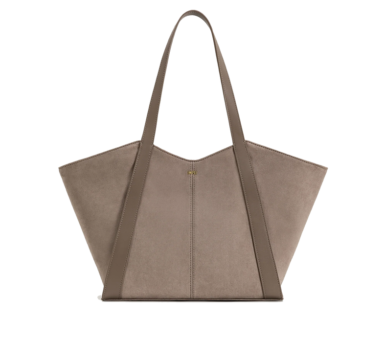 JW PEI Women's Kiana Large Capacity Faux Suede Tote Bag - Taupe