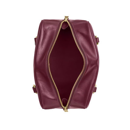 Coach Women's Sydney Shoulder Bag Gold/Dark Cherry