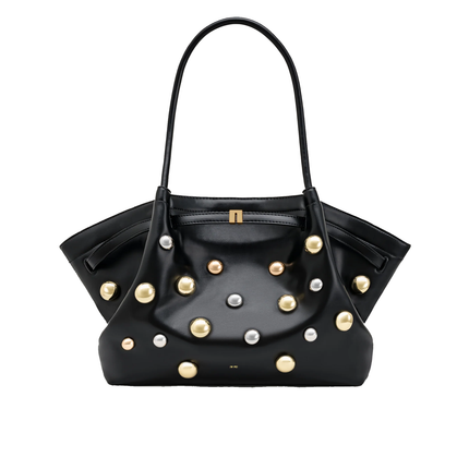 JW PEI Women's Hana Large Studded Tote Bag - Dark Black