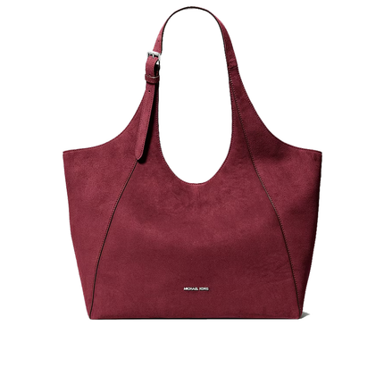 Michael Kors Women's Bernie Large Tote Bag Maroon