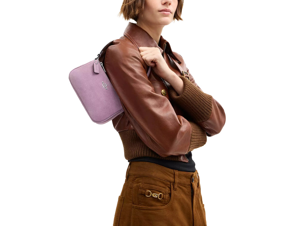 Coach Women's Nolita 19 Suede/Silver/Jasmine