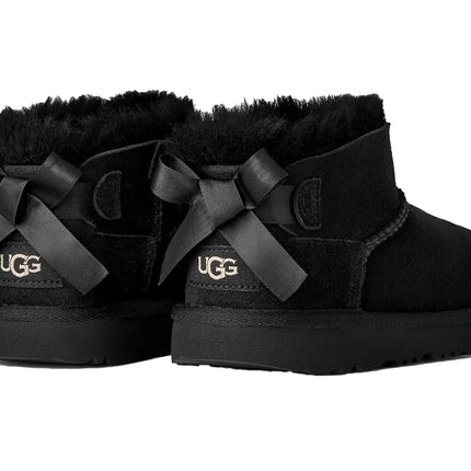 UGG Big Kids' Ultra Mini Bailey Bow Black