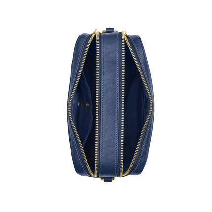 Coach Women's Carey Crossbody Bag Gold/Deep Blue