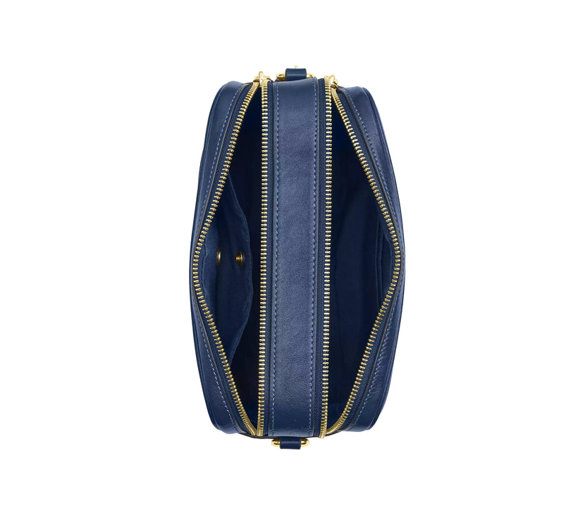 Coach Women's Carey Crossbody Bag Gold/Deep Blue