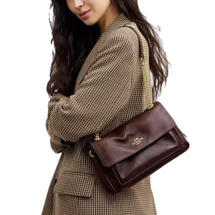 Coach Women's Elodie Crossbody Bag 24 Gold/Maple