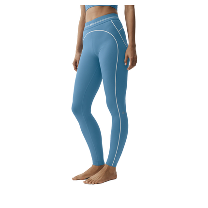 alo Women's Airbrush High-Waist Heart Throb Legging Full California Blue/White