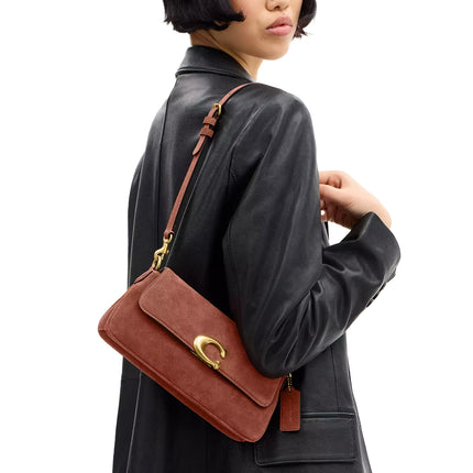 Coach Women's Jet Shoulder Bag Brass/Clay