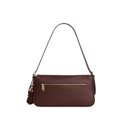 Coach Women's Etta Small Flap Shoulder Bag Gold/Maple