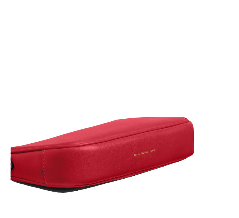 Coach Women's Plaza Bag 18 Brass/Scarlet