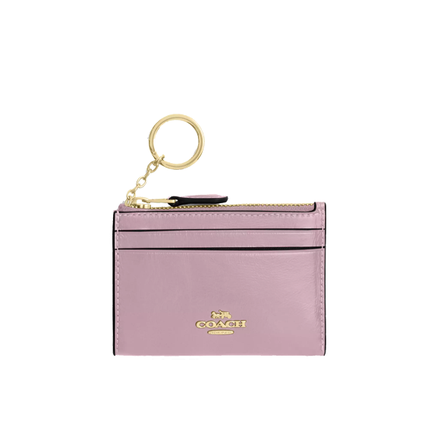 Coach Women's  Mini Skinny ID Case Gold/Carnation