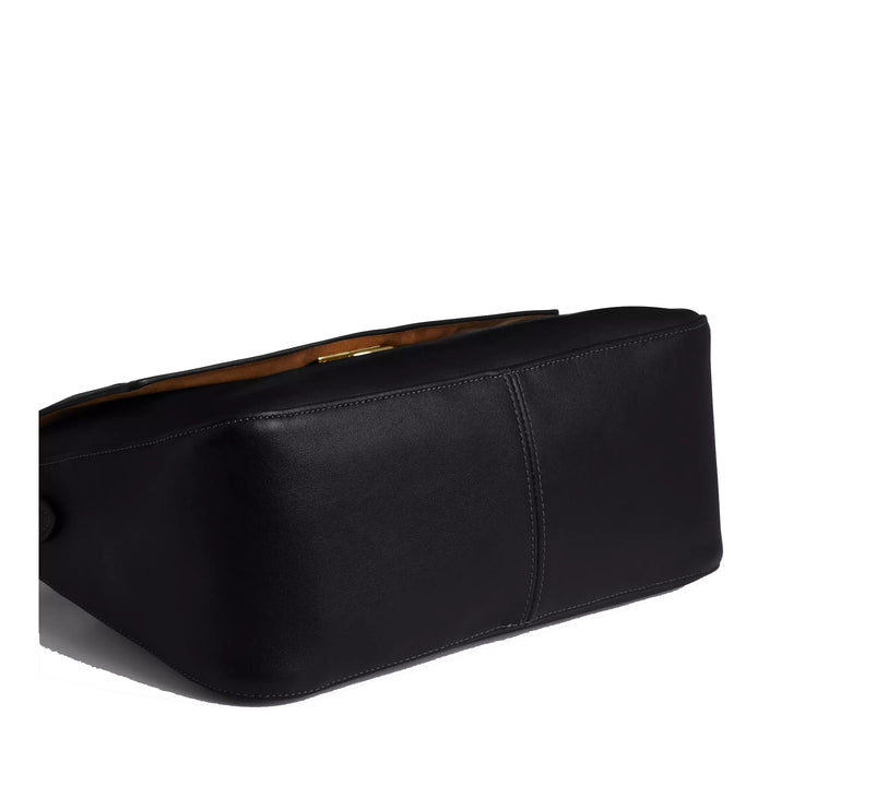 Coach Women's Etta Flap Bag Gold/Black