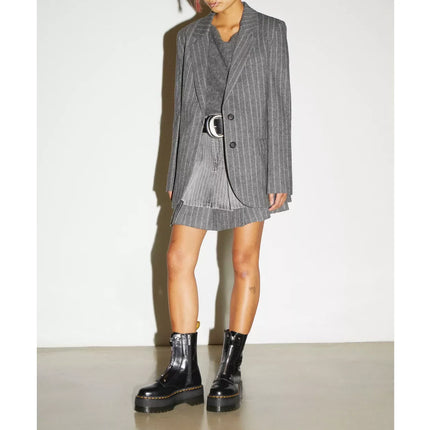 Dr. Martens Women's Jetta Hi Max Buttero Leather Platform Boots Black