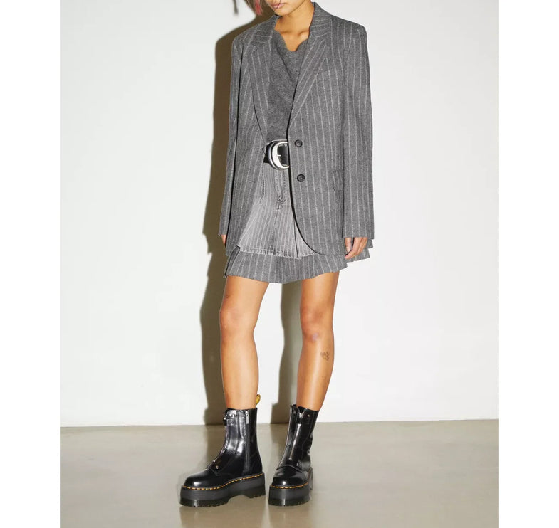 Dr. Martens Women's Jetta Hi Max Buttero Leather Platform Boots Black