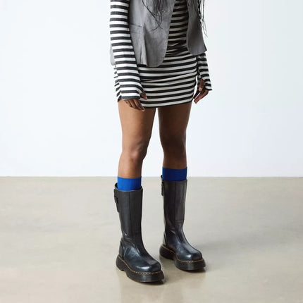 Dr. Martens Women's Buzz Hi Eclipse Leather Boots Black