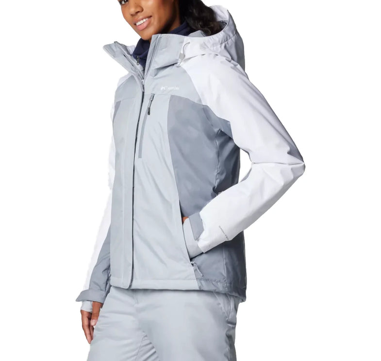 Columbia Women's Snowy Summit Insulated Jacket Cirrus Grey/Tradewinds Grey/White Dbby