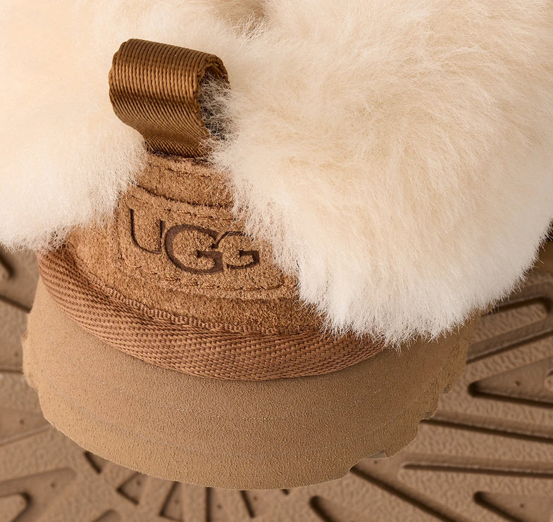 UGG Tazzelle çocuk terliği, kahverengi (chestnut) süet