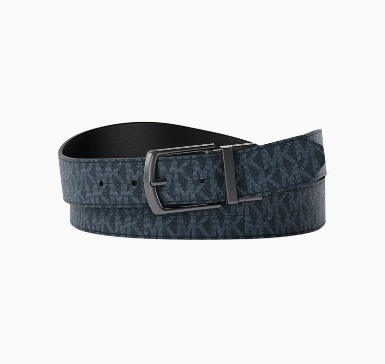 Michael Kors Unisex Cut To Size Reversible Belt Admiral/Pale Blue