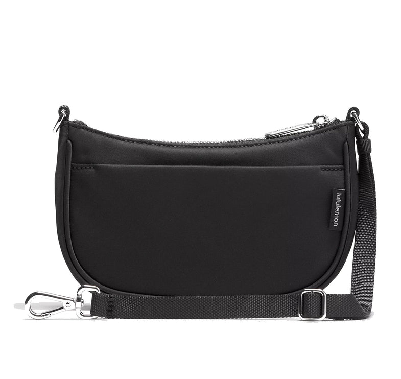 lululemon Unisex City Essentials Mini Shoulder Bag 1L Black/Silver