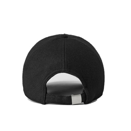alo Unisex Wool Blend District Trucker Hat Black