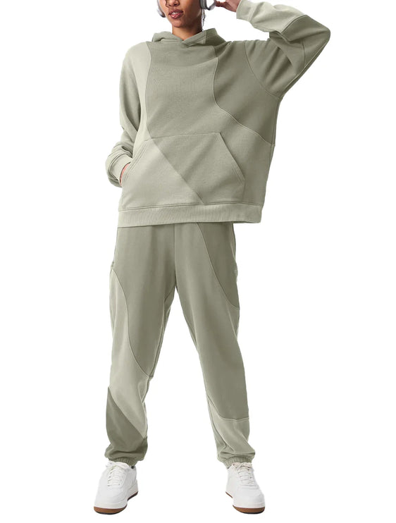 alo Unisex Make Waves Sweatpant Limestone Tonal