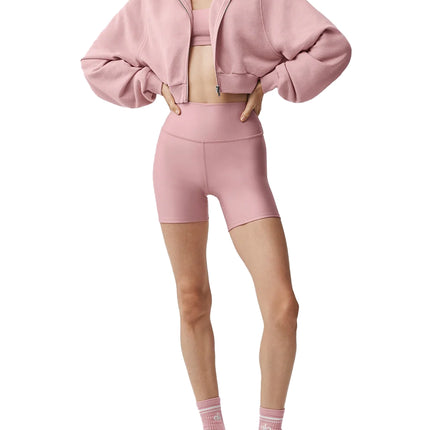 alo Women's Sweet Escape Zip Up Hoodie Vintage Pink