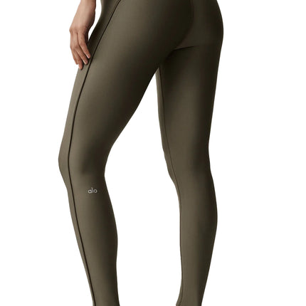 alo Women's Airlift High-Waist Suit Up Legging Olive Tree/Olive Tree