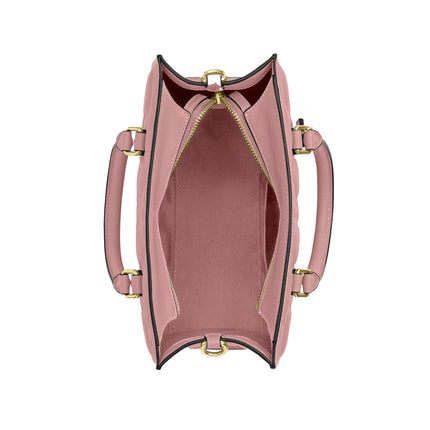 Coach Women's Maggie Small Tote Bag In Signature Leather Gold/Pink Petal