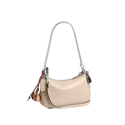 Coach Women's Teri Mini Crossbody Bag With Charms Silver/Ivory