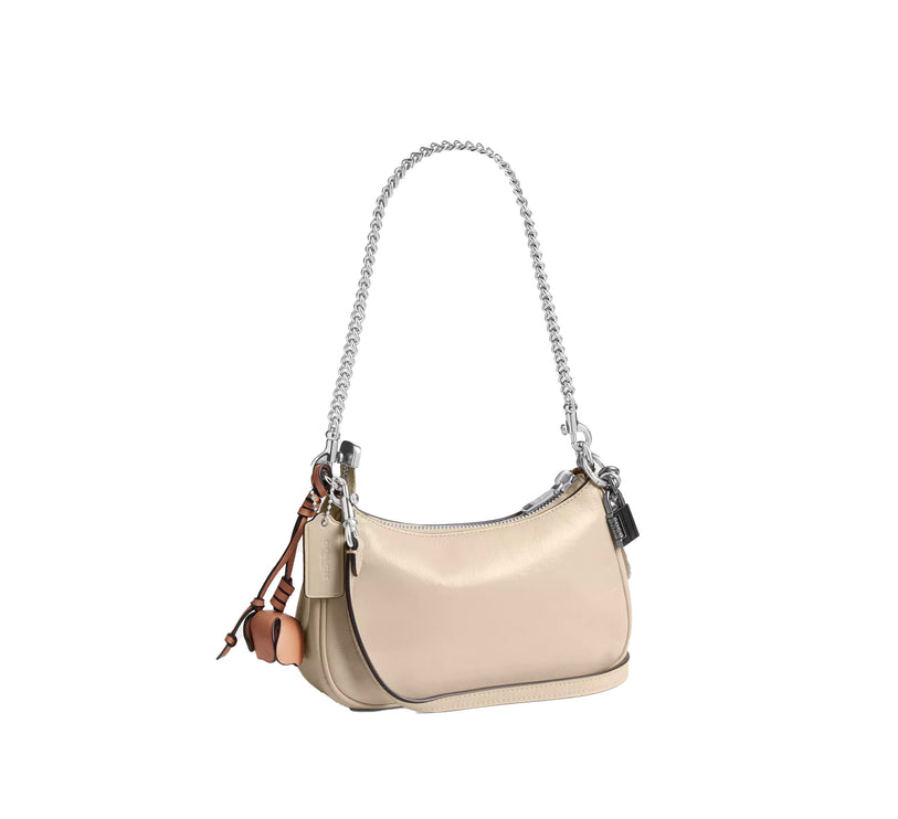 Coach Women's Teri Mini Crossbody Bag With Charms Silver/Ivory