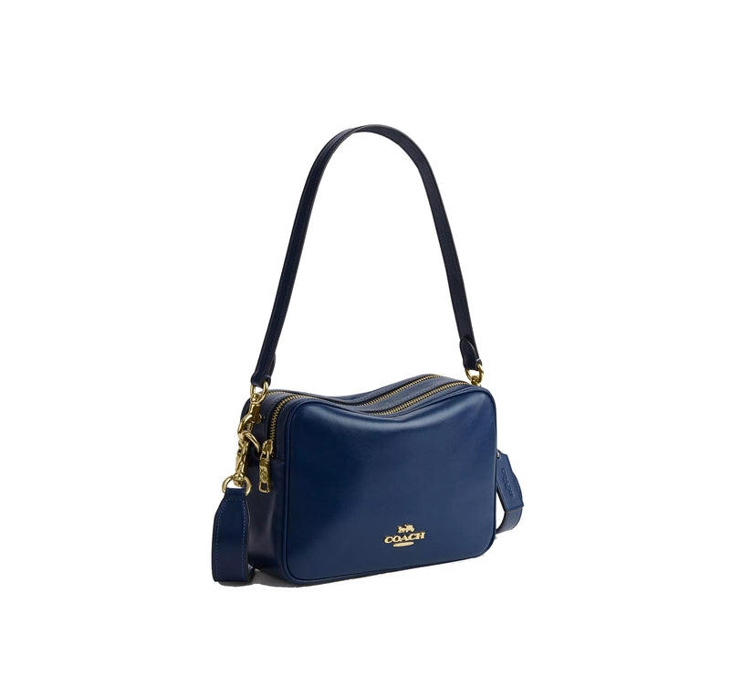 Coach Women's Carey Crossbody Bag Gold/Deep Blue