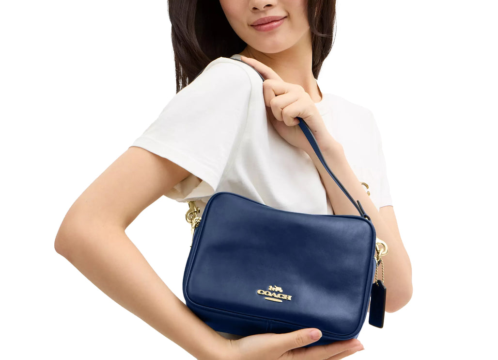 Coach Women's Carey Crossbody Bag Gold/Deep Blue