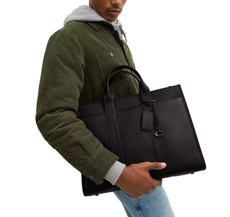 Coach Unisex Wesley Tote Black