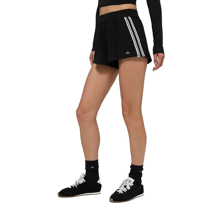 alo Women's Track Star Short Black