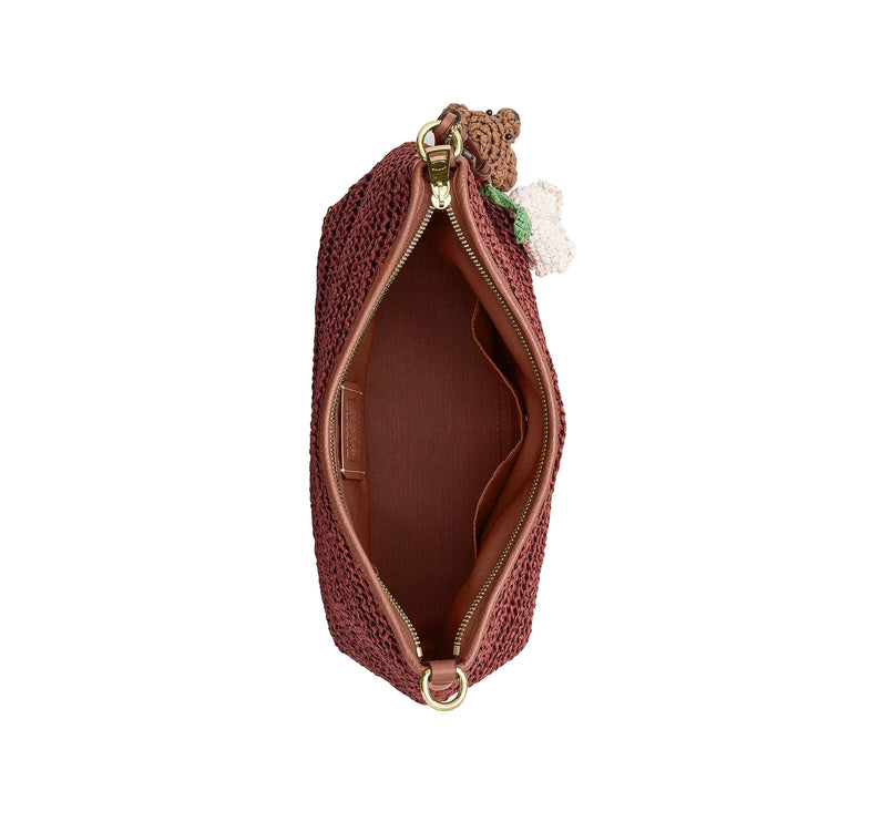 Coach Women's Laurel Shoulder Bag With Charms Gold/Russet