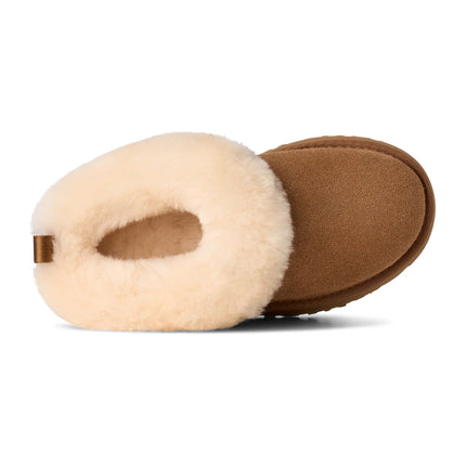 UGG Tazzelle çocuk terliği, kahverengi (chestnut) süet