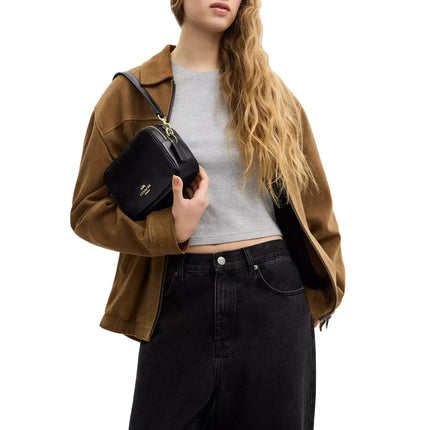 Coach Women's Mini Carey Crossbody Bag Gold/Black