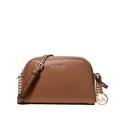 Michael Kors Women's Ashton Extra-Small Camera Crossbody Bag Luggage/Gold