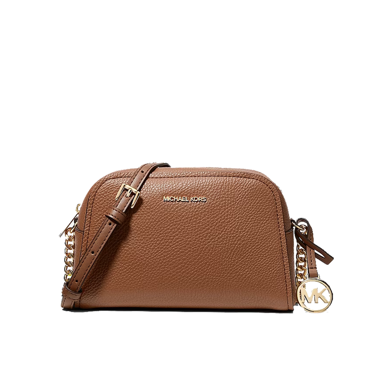 Michael Kors Women's Ashton Extra-Small Camera Crossbody Bag Luggage/Gold
