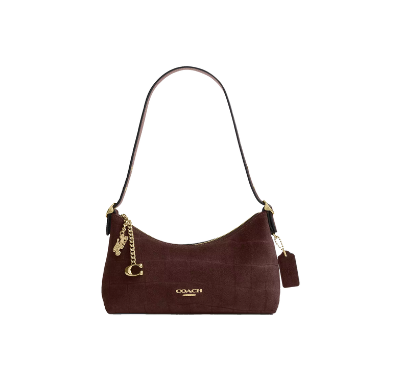 Coach Women's Emeilia Shoulder Bag Gold/Maple