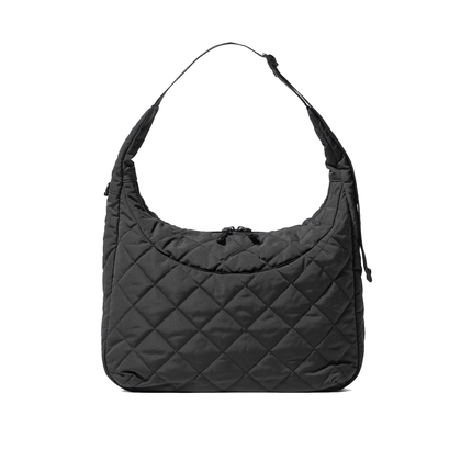 Uniqlo Unisex Quilted Puffy Shoulder Bag 09 Black