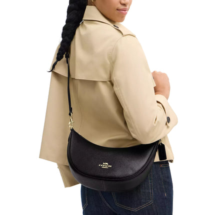 Coach Women's Aria Shoulder Bag Gold/Black