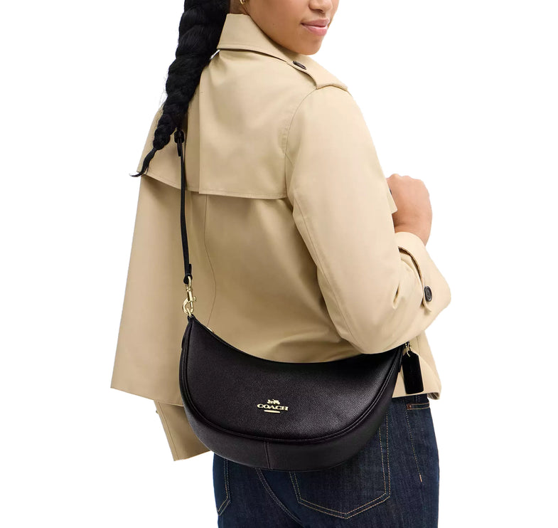 Coach Women's Aria Shoulder Bag Gold/Black