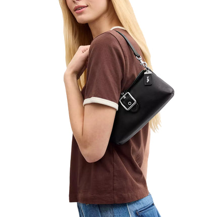 Coach Women's Abbie Shoulder Bag Silver/Black