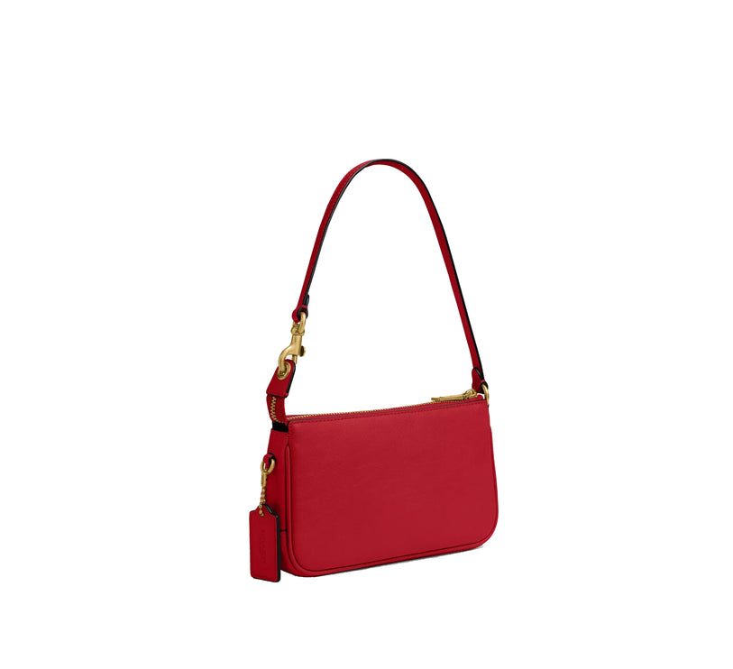 Coach Women's Plaza Bag 18 Brass/Scarlet