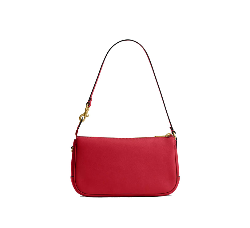 Coach Women's Plaza Bag Brass/Scarlet