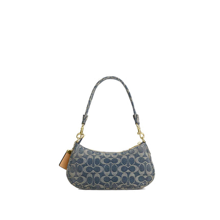 Coach Women's Ashton Bag In Signature Regenerative Cotton Denim Gold/Denim