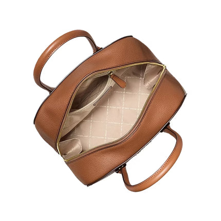Michael Kors Women's Ashton Medium Satchel Bag Luggage/Gold