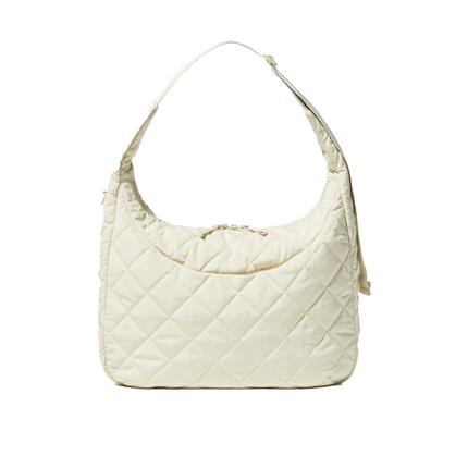 Uniqlo Unisex Quilted Puffy Shoulder Bag 30 Natural