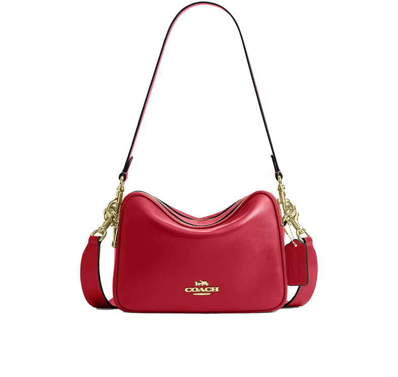 Coach Women's Carey Crossbody Bag Gold/Poppy